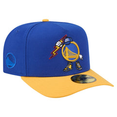 Golden State Warriors Injection Cartoon Logo A-Frame 59FIFTY Fitted Hat Royal