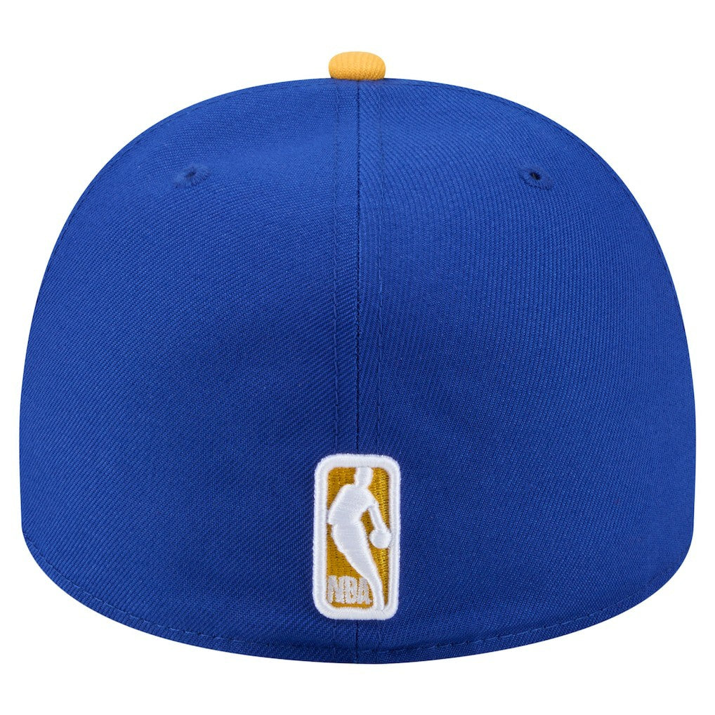Golden State Warriors Injection Cartoon Logo A-Frame 59FIFTY Fitted Hat Royal
