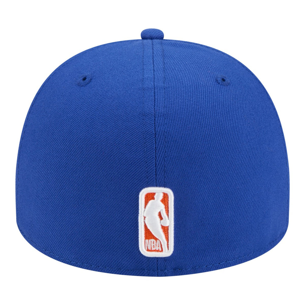New York Knicks Injection Cartoon Logo A-Frame 59FIFTY Fitted Hat Blue