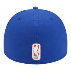 New York Knicks Injection Cartoon Logo A-Frame 59FIFTY Fitted Hat Blue