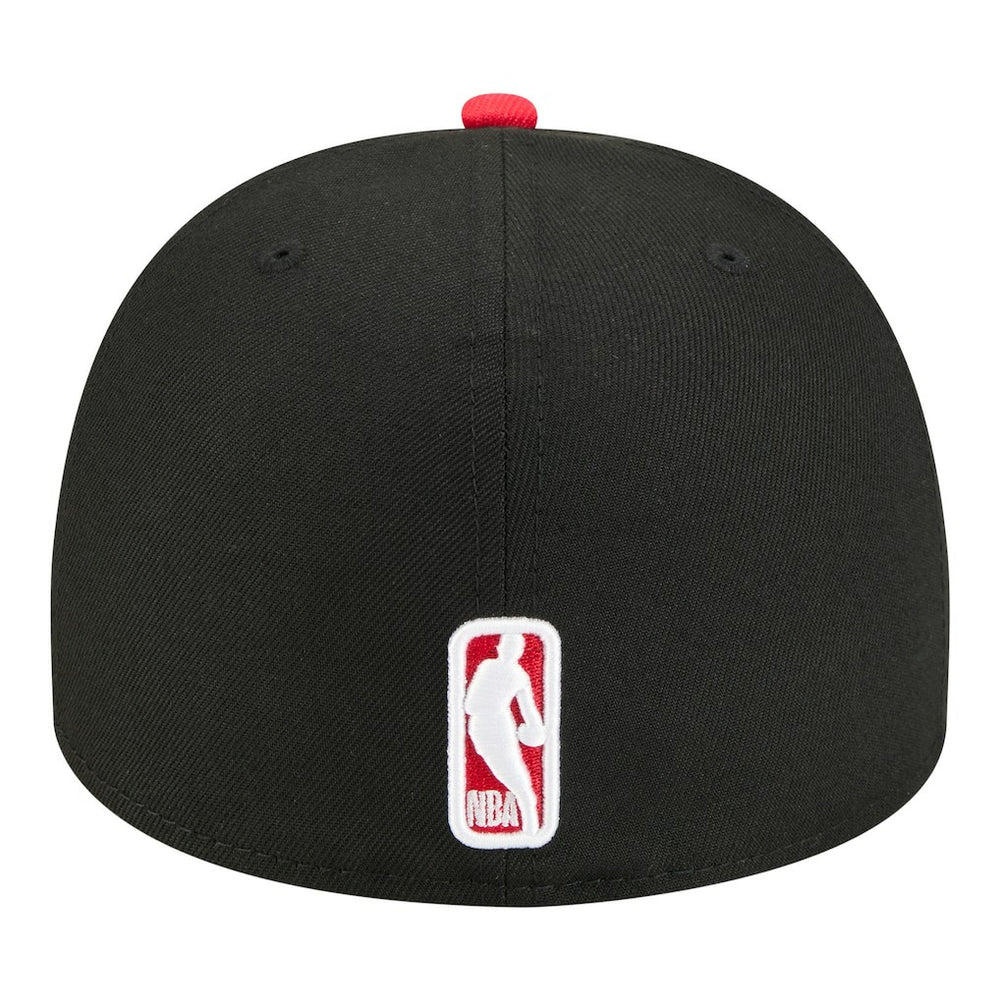 Chicago Bulls Injection Cartoon Logo A-Frame 59FIFTY Fitted Hat Black