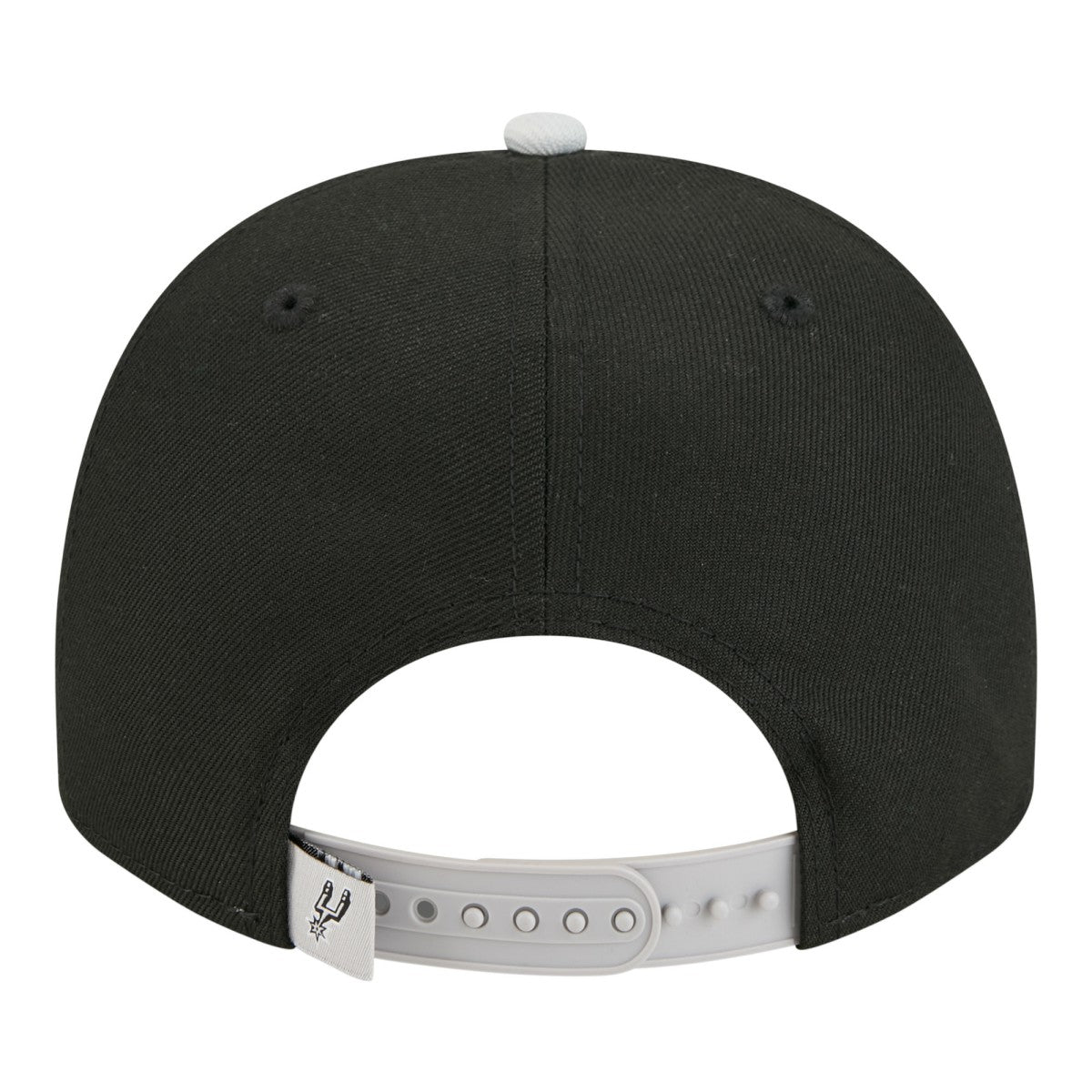 San Antonio Spurs Injection Cartoon Logo A-Frame 9FIFTY Adjustable Hat Black