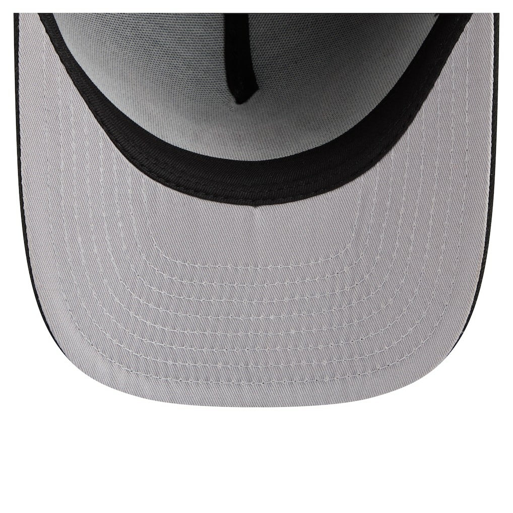 Atlanta Hawks Injection Cartoon Logo A-Frame 9FIFTY Adjustable Hat Black