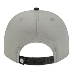 Brooklyn Nets Injection Cartoon Logo A-Frame 9FIFTY Adjustable Hat Gray