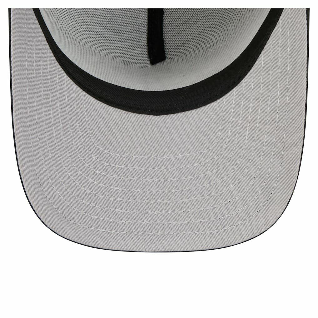 Brooklyn Nets Injection Cartoon Logo A-Frame 9FIFTY Adjustable Hat Gray