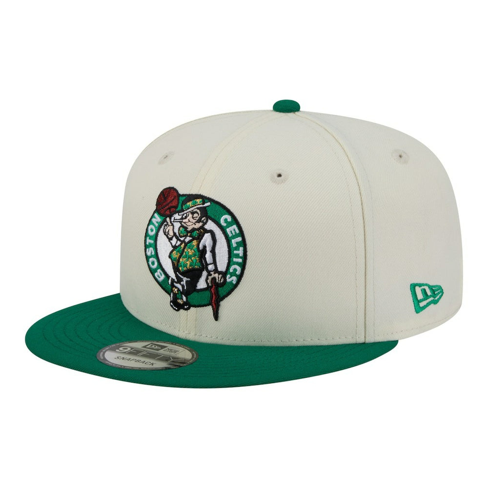 Boston Celtics Injection Localized 9FIFTY Snapback Hat White