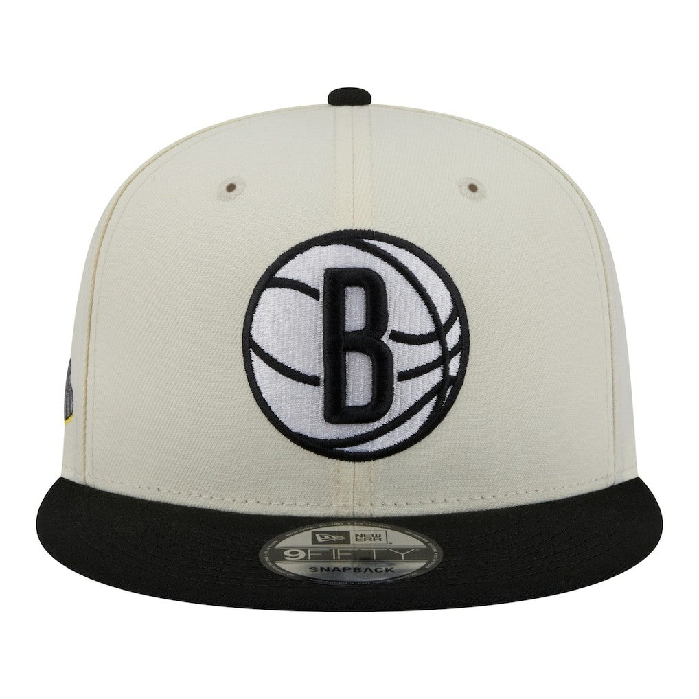 Brooklyn Nets Injection Localized 9FIFTY Snapback Hat White