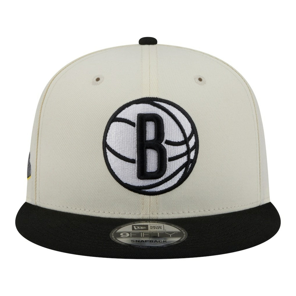 Brooklyn Nets Injection Localized 9FIFTY Snapback Hat White