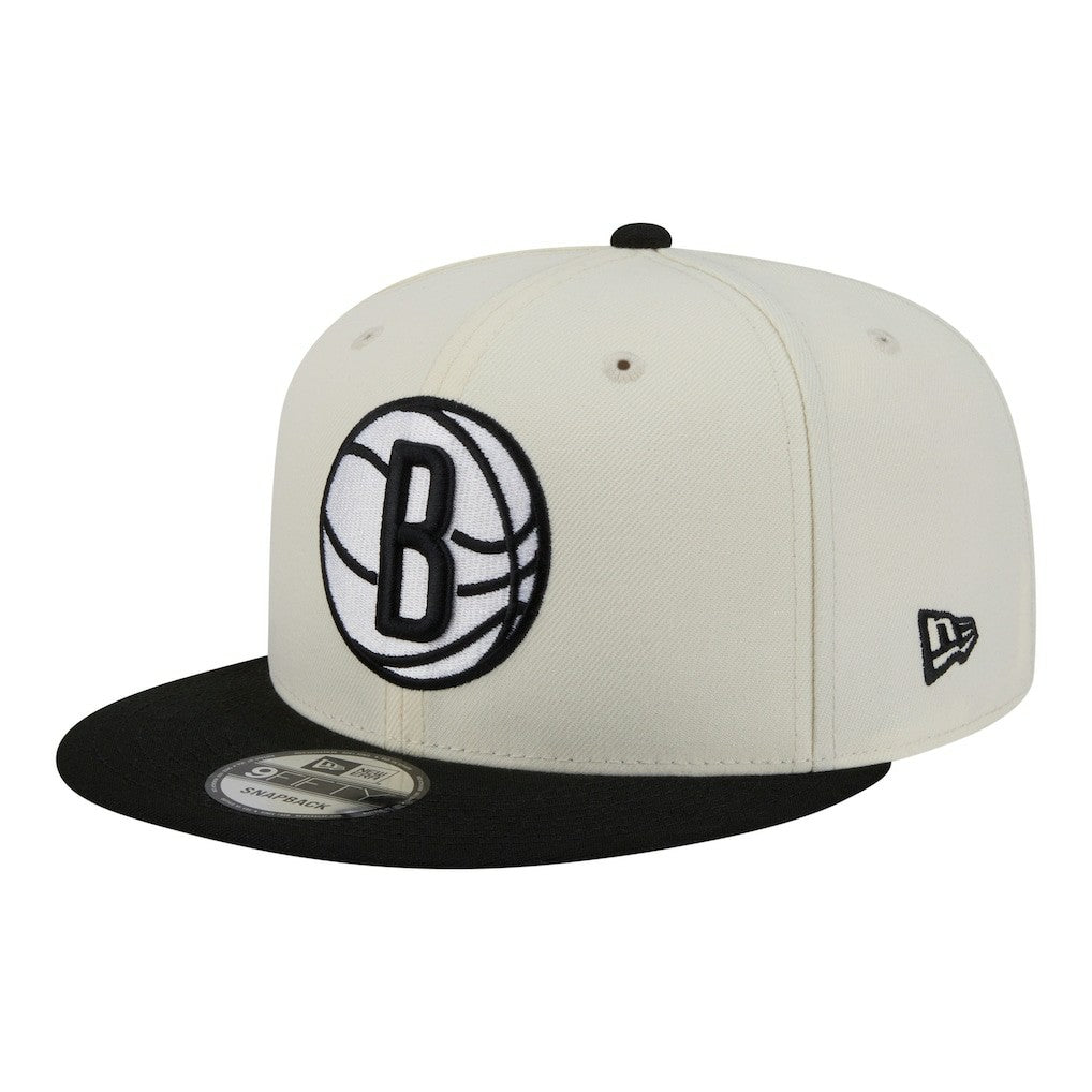 Brooklyn Nets Injection Localized 9FIFTY Snapback Hat White