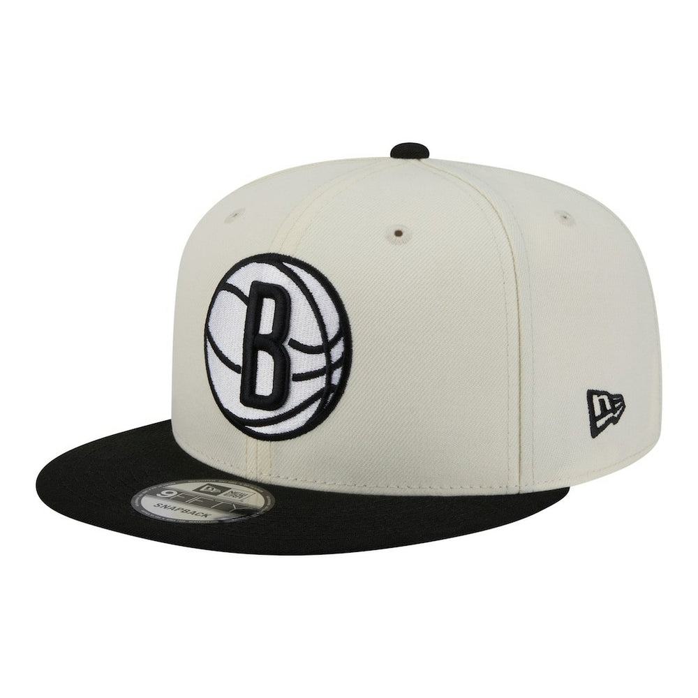 Brooklyn Nets Injection Localized 9FIFTY Snapback Hat White