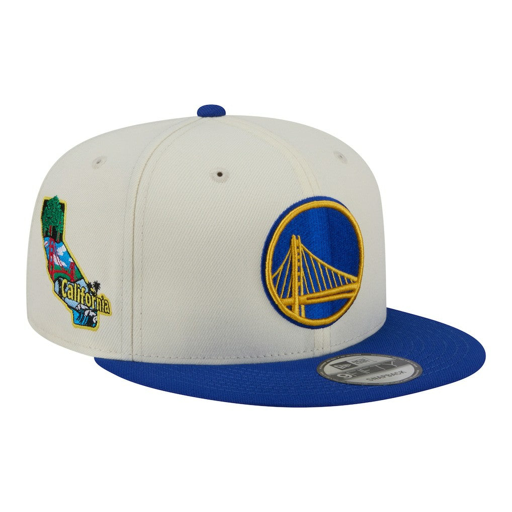 Golden State Warriors Injection Localized 9FIFTY Snapback Hat White
