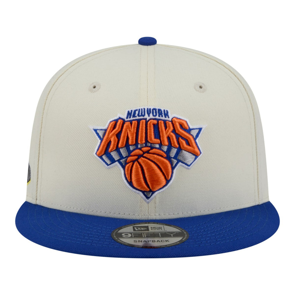 New York Knicks Injection Localized 9FIFTY Snapback Hat White