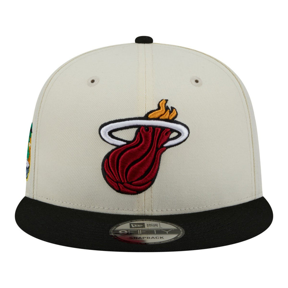Miami Heat Injection Localized 9FIFTY Snapback Hat White
