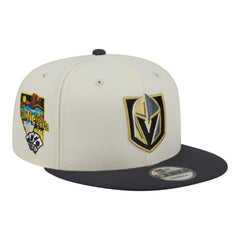 NHL Vegas Golden Knights New Era Injection Localized Two-Tone 9FIFTY Snapback Hat - White/Charcoal