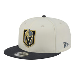NHL Vegas Golden Knights New Era Injection Localized Two-Tone 9FIFTY Snapback Hat - White/Charcoal