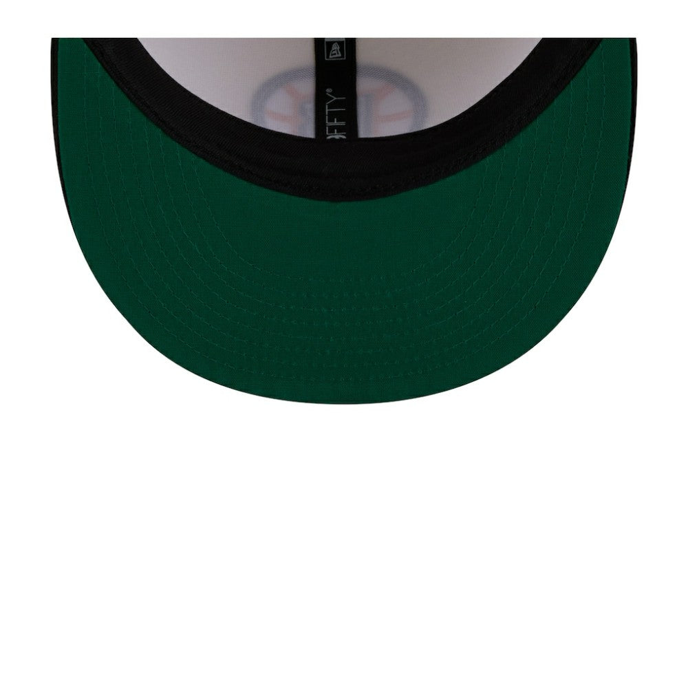 NHL Boston Bruins New Era Injection Localized Two-Tone 9FIFTY Snapback Hat - White/Black