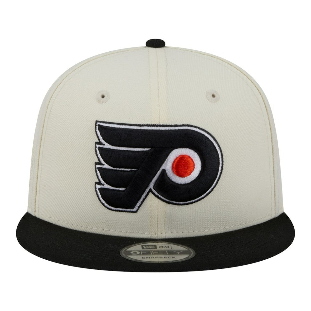 NHL Philadelphia Flyers New Era Injection Localized Two-Tone 9FIFTY Snapback Hat - White/Black