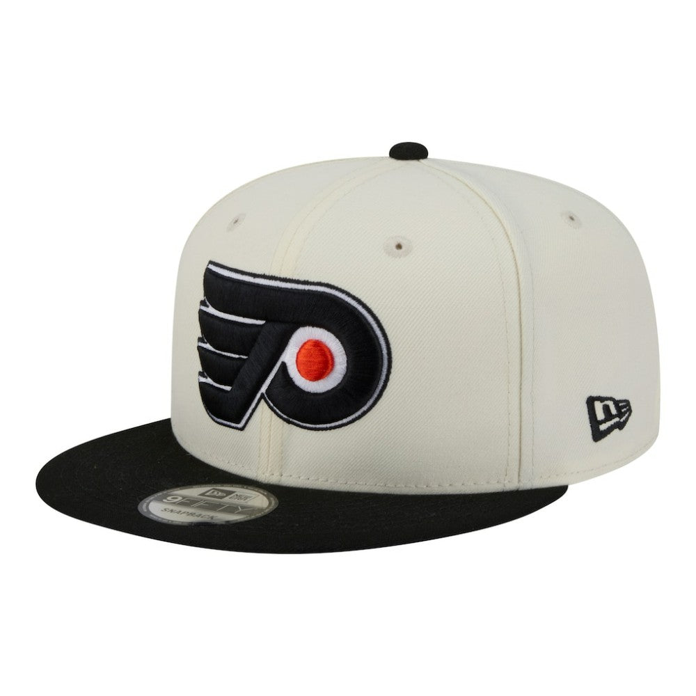 NHL Philadelphia Flyers New Era Injection Localized Two-Tone 9FIFTY Snapback Hat - White/Black