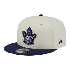 NHL Toronto Maple Leafs New Era Injection Localized Two-Tone 9FIFTY Snapback Hat - White/Navy