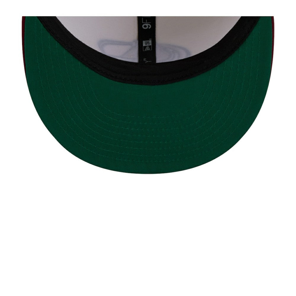 NHL Colorado Avalanche New Era Injection Localized Two-Tone 9FIFTY Snapback Hat - White/Burgundy