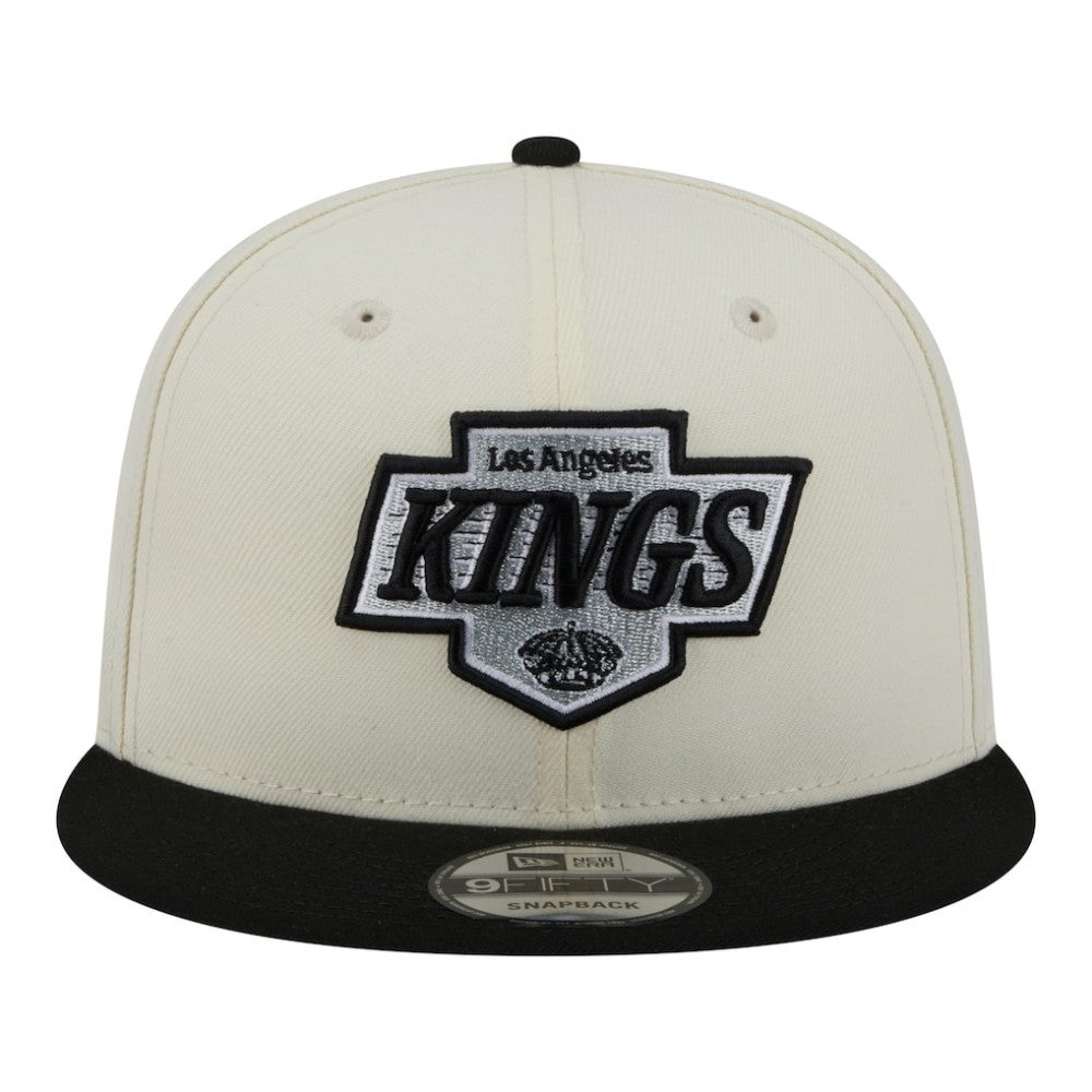 NHL Los Angeles Kings New Era Injection Localized Two-Tone 9FIFTY Snapback Hat - White/Black