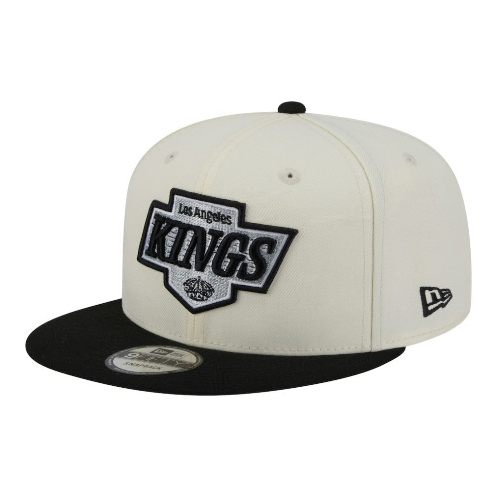 NHL Los Angeles Kings New Era Injection Localized Two-Tone 9FIFTY Snapback Hat - White/Black