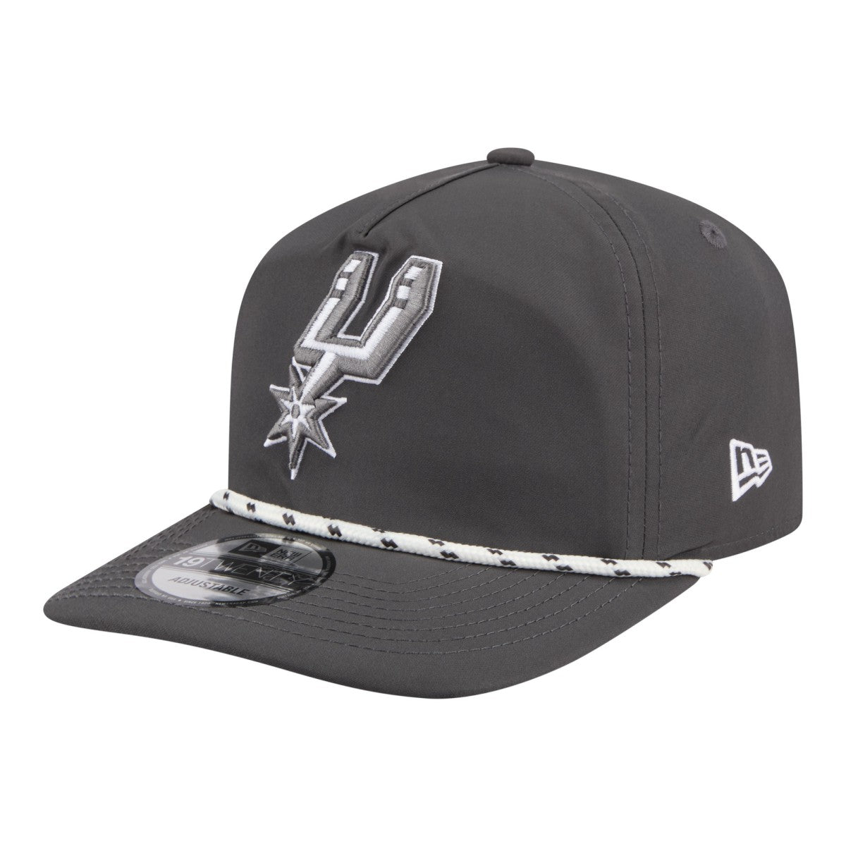 San Antonio Spurs Tonal Rope 19TWENTY Adjustable Hat Graphite