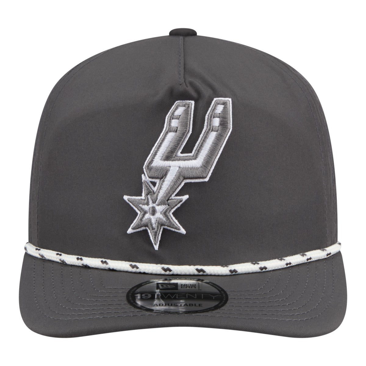 San Antonio Spurs Tonal Rope 19TWENTY Adjustable Hat Graphite