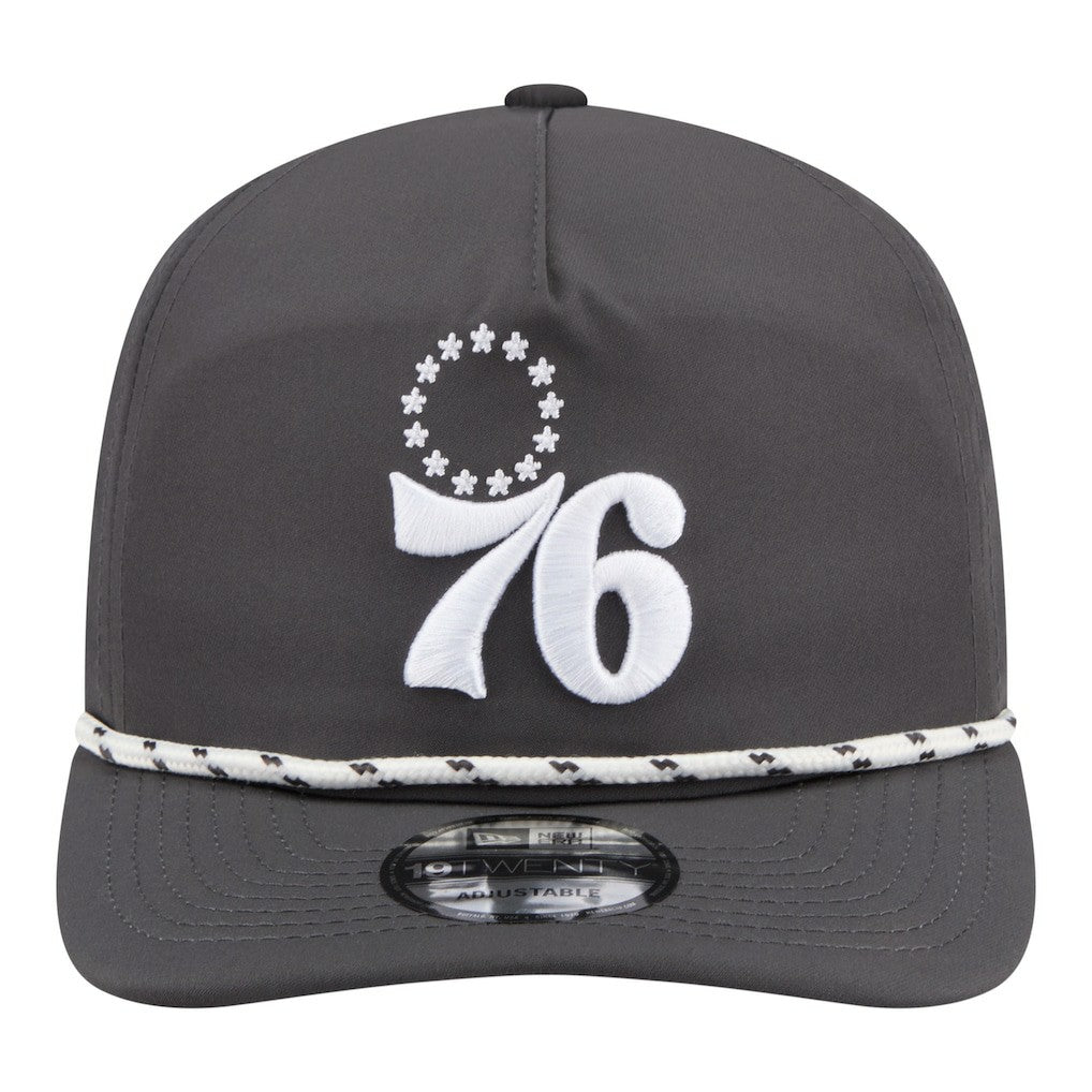 Philadelphia 76ers Tonal Rope 19TWENTY Adjustable Hat Graphite