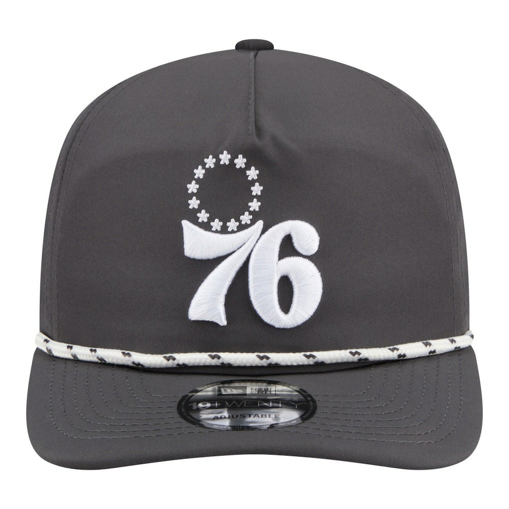 Philadelphia 76ers Tonal Rope 19TWENTY Adjustable Hat Graphite