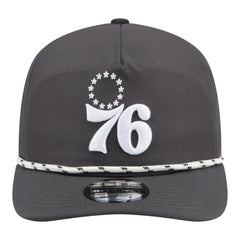 Philadelphia 76ers Tonal Rope 19TWENTY Adjustable Hat Graphite