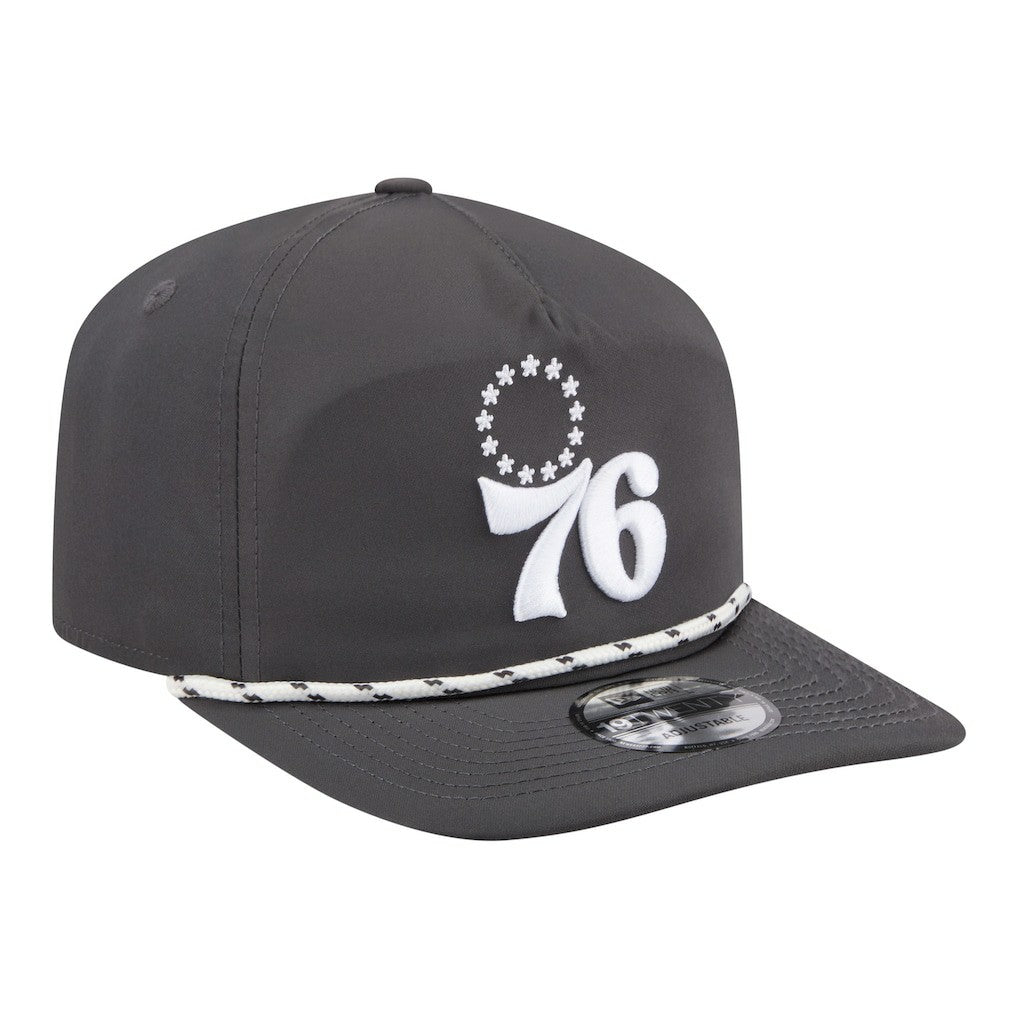 Philadelphia 76ers Tonal Rope 19TWENTY Adjustable Hat Graphite