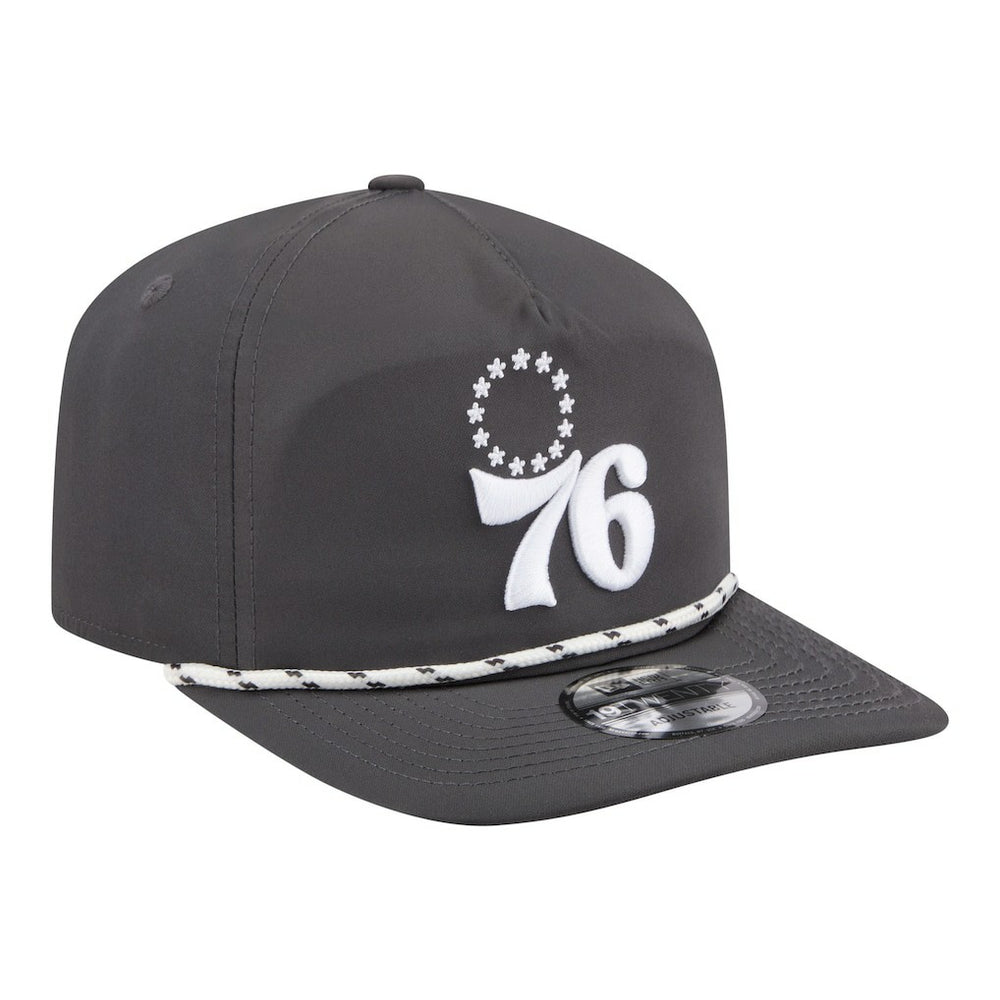 Philadelphia 76ers Tonal Rope 19TWENTY Adjustable Hat Graphite