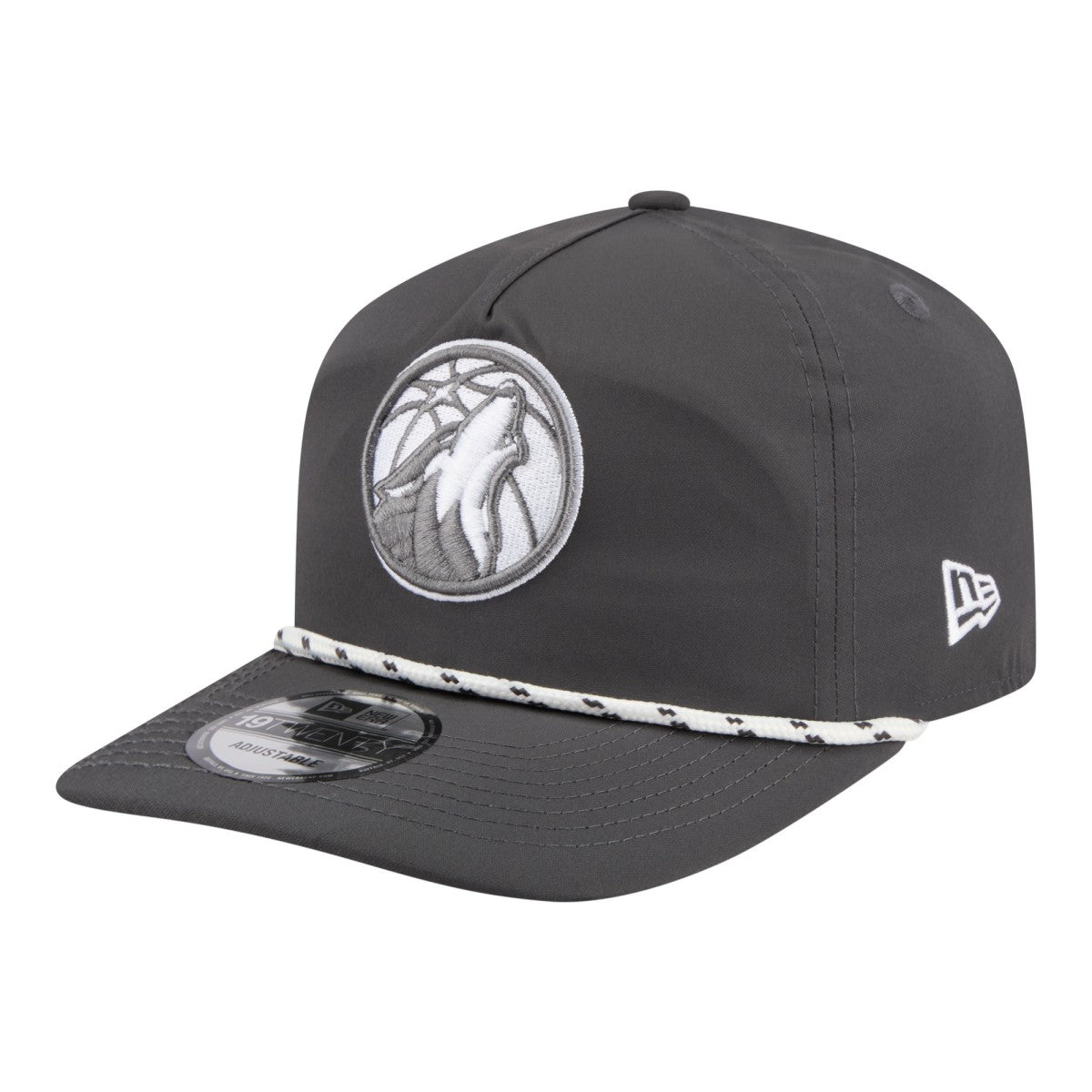 Minnesota Timberwolves Tonal Rope 19TWENTY Adjustable Hat Graphite