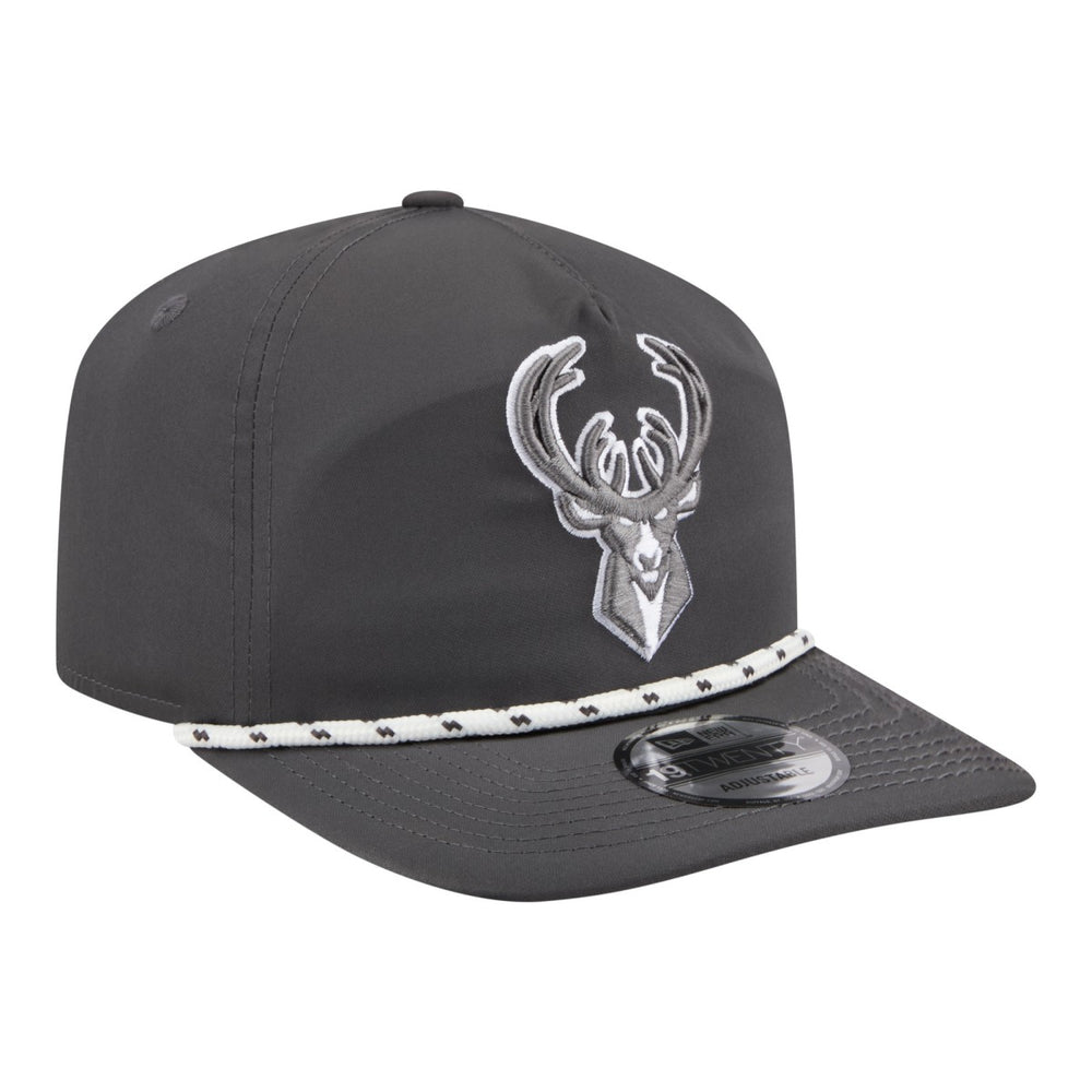 Milwaukee Bucks Tonal Rope 19TWENTY Adjustable Hat Graphite