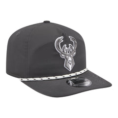 Milwaukee Bucks Tonal Rope 19TWENTY Adjustable Hat Graphite