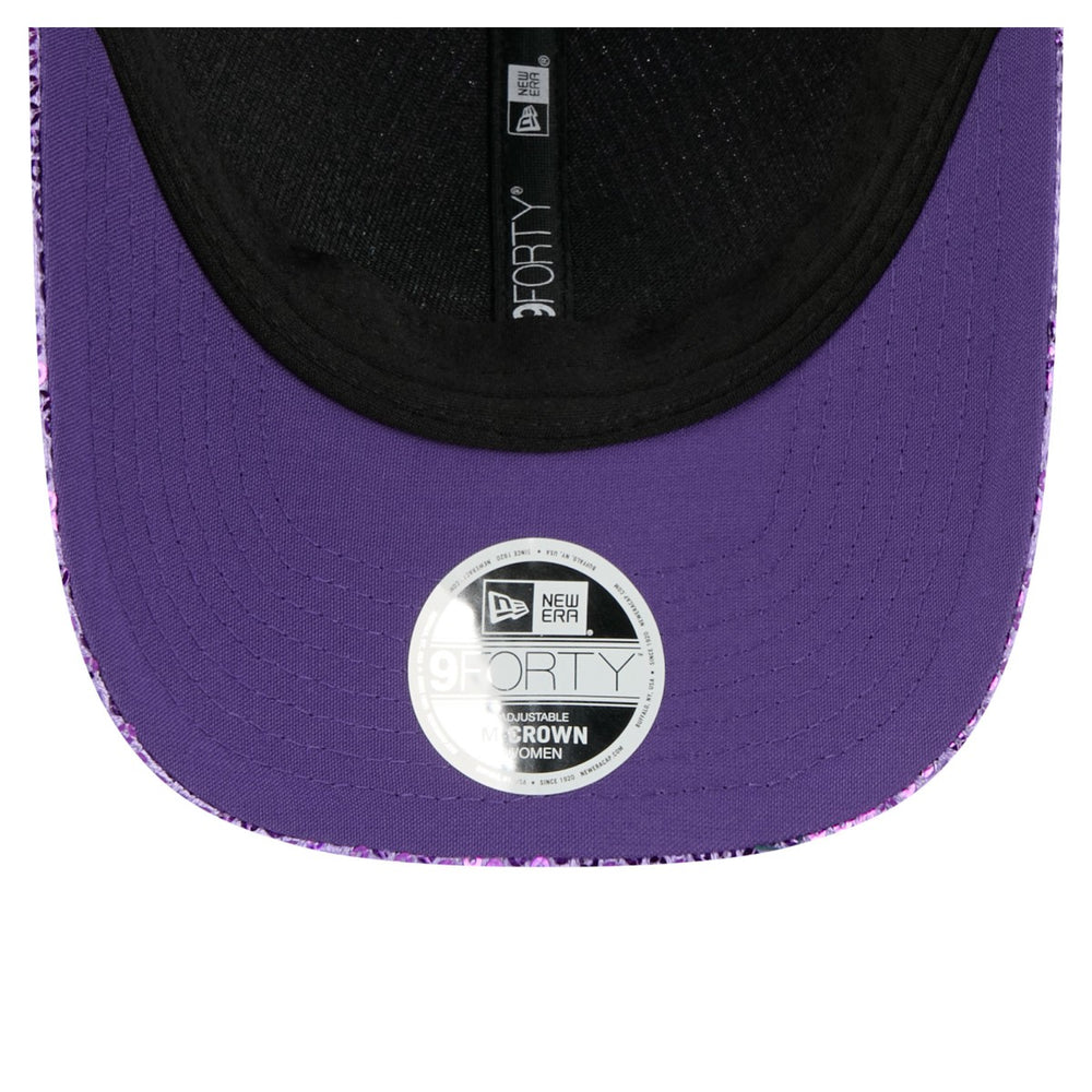 Los Angeles Lakers Women's Sequin M-Crown 9FORTY Adjustable Hat Purple