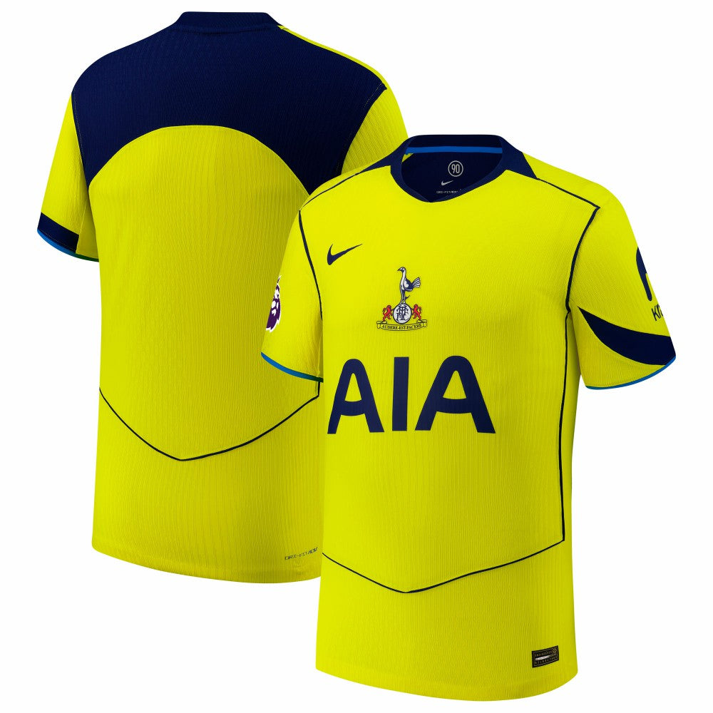 Tottenham Hotspur 2025/26 Third Jersey with Patch Yellow shop