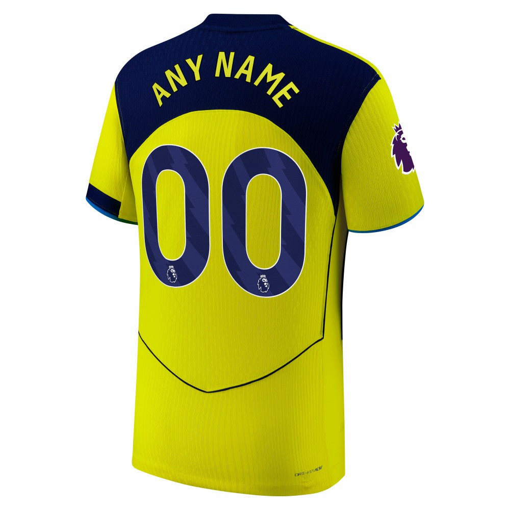 Tottenham Hotspur 2025/26 Third Custom Jersey Yellow