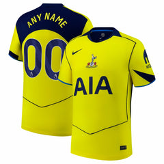 Tottenham Hotspur 2025/26 Third Replica Custom Jersey Yellow sale
