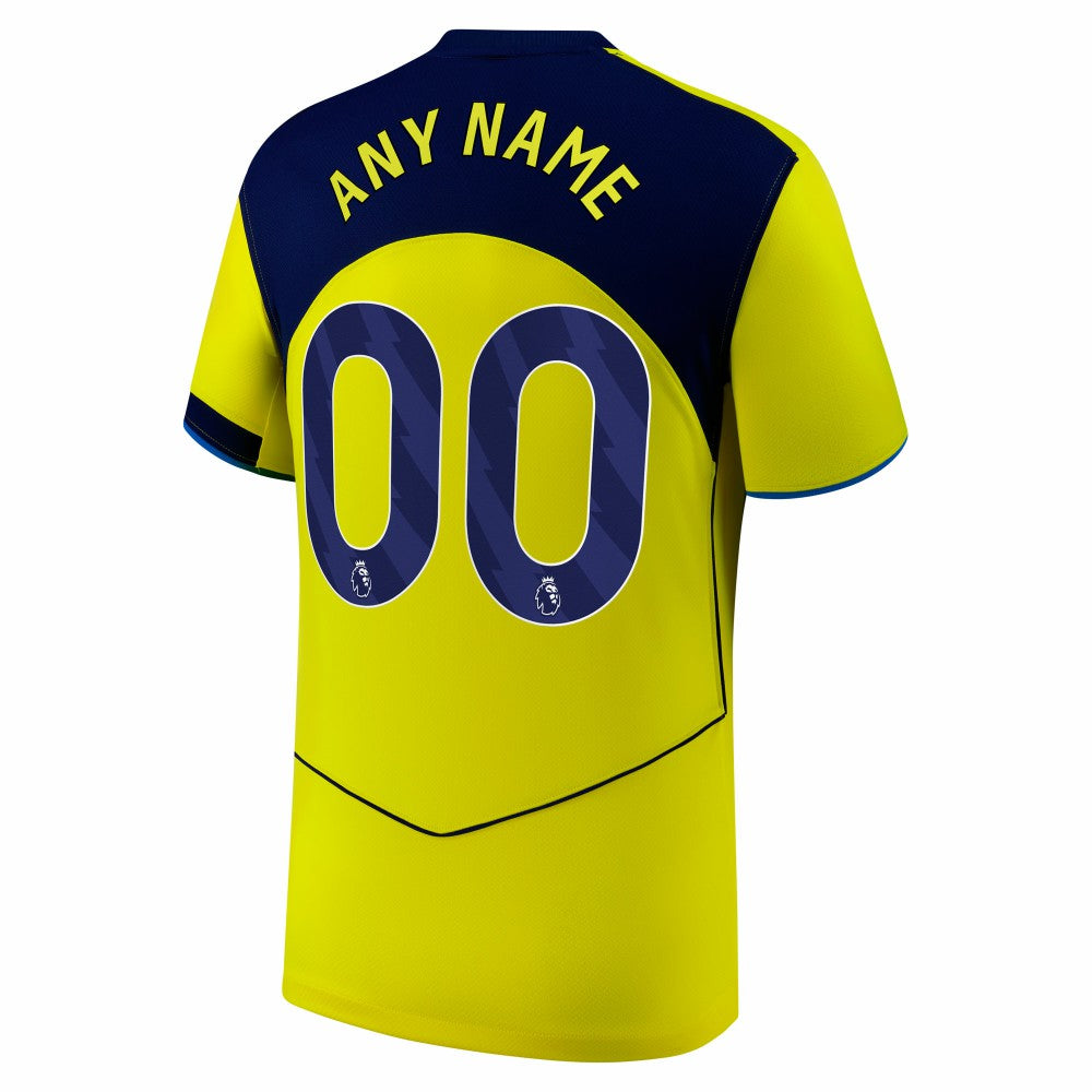 Tottenham Hotspur 2025/26 Third Replica Custom Jersey Yellow sale