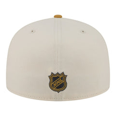NHL Anaheim Ducks New Era Colorpack Two-Tone 59FIFTY Fitted Hat - Cream/Tan