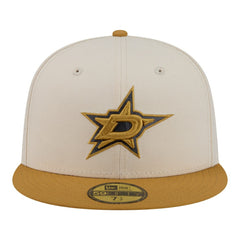 NHL Dallas Stars New Era Colorpack Two-Tone 59FIFTY Fitted Hat - Cream/Tan