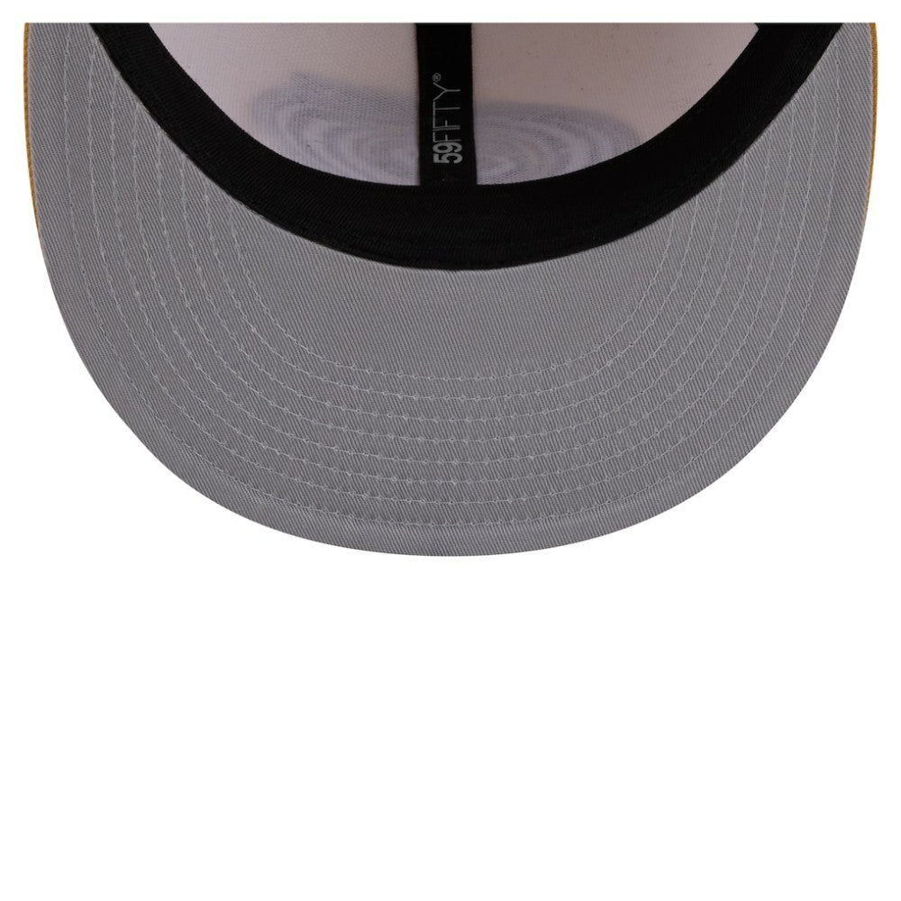 NHL Carolina Hurricanes New Era Colorpack Two-Tone 59FIFTY Fitted Hat - Cream/Tan