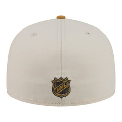 NHL Chicago Blackhawks New Era Colorpack Two-Tone 59FIFTY Fitted Hat - Cream/Tan