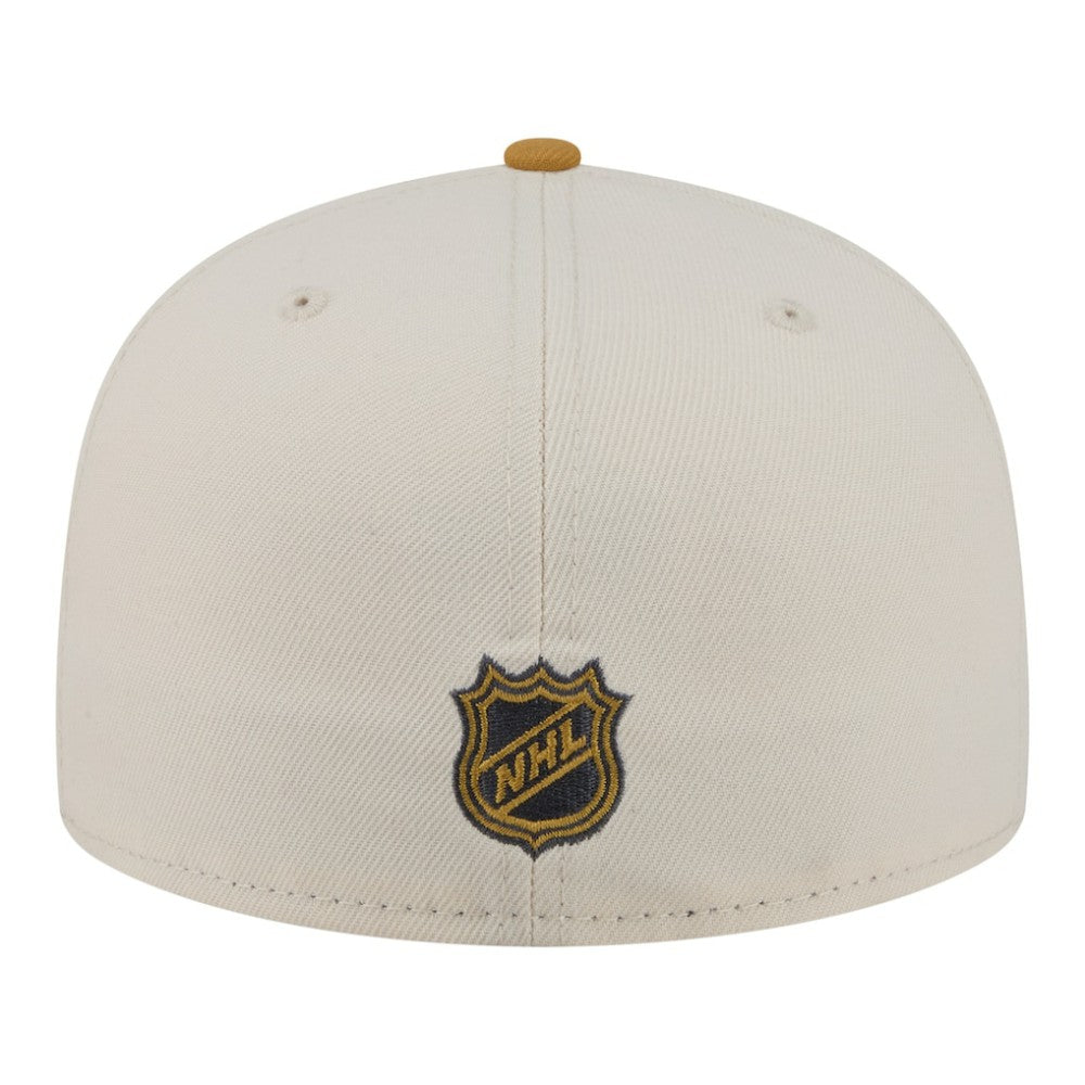 NHL New York Rangers New Era Colorpack Two-Tone 59FIFTY Fitted Hat - Cream/Tan