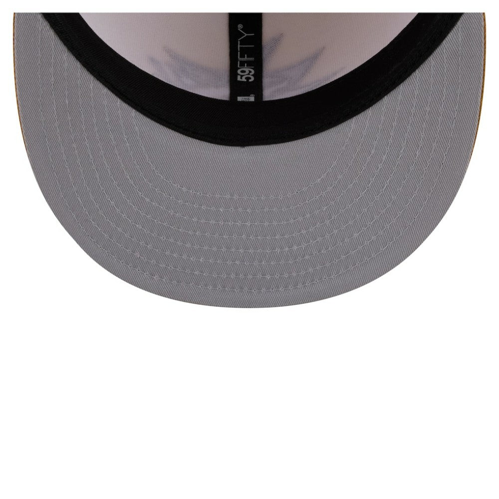 NHL San Jose Sharks New Era Colorpack Two-Tone 59FIFTY Fitted Hat - Cream/Tan