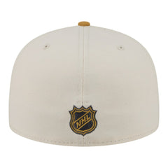 NHL Toronto Maple Leafs New Era Colorpack Two-Tone 59FIFTY Fitted Hat - Cream/Tan