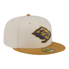 NHL Utah Mammoth New Era Colorpack Two-Tone 59FIFTY Fitted Hat - Cream/Tan
