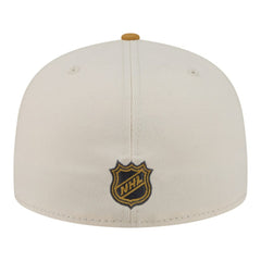 NHL Utah Mammoth New Era Colorpack Two-Tone 59FIFTY Fitted Hat - Cream/Tan